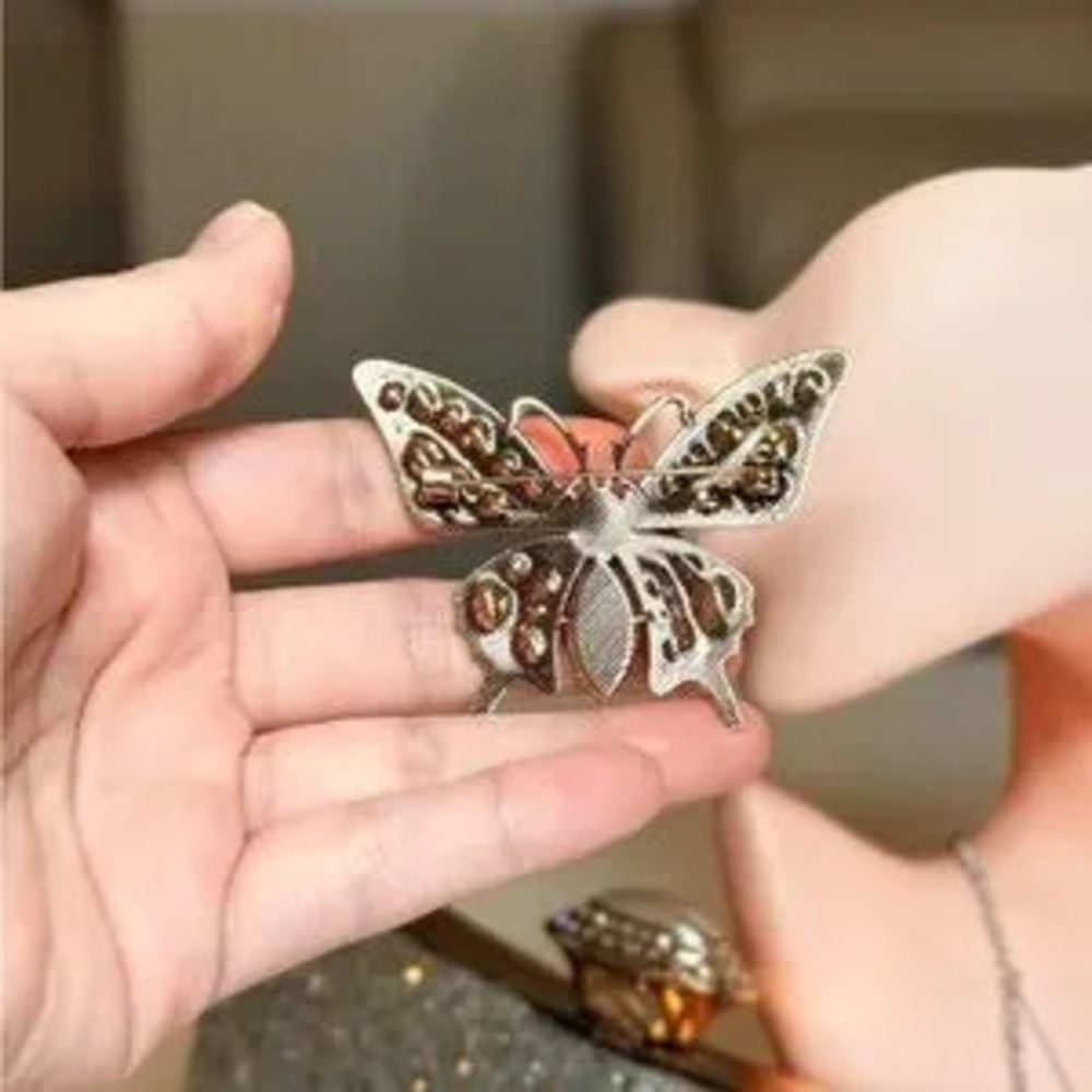 Multicolor Butterfly Brooch - Picture 4 of 9